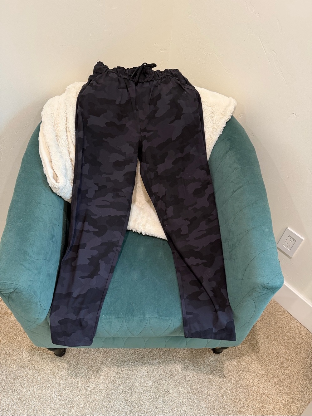 lululemon athletica Black Camo Track Joggers